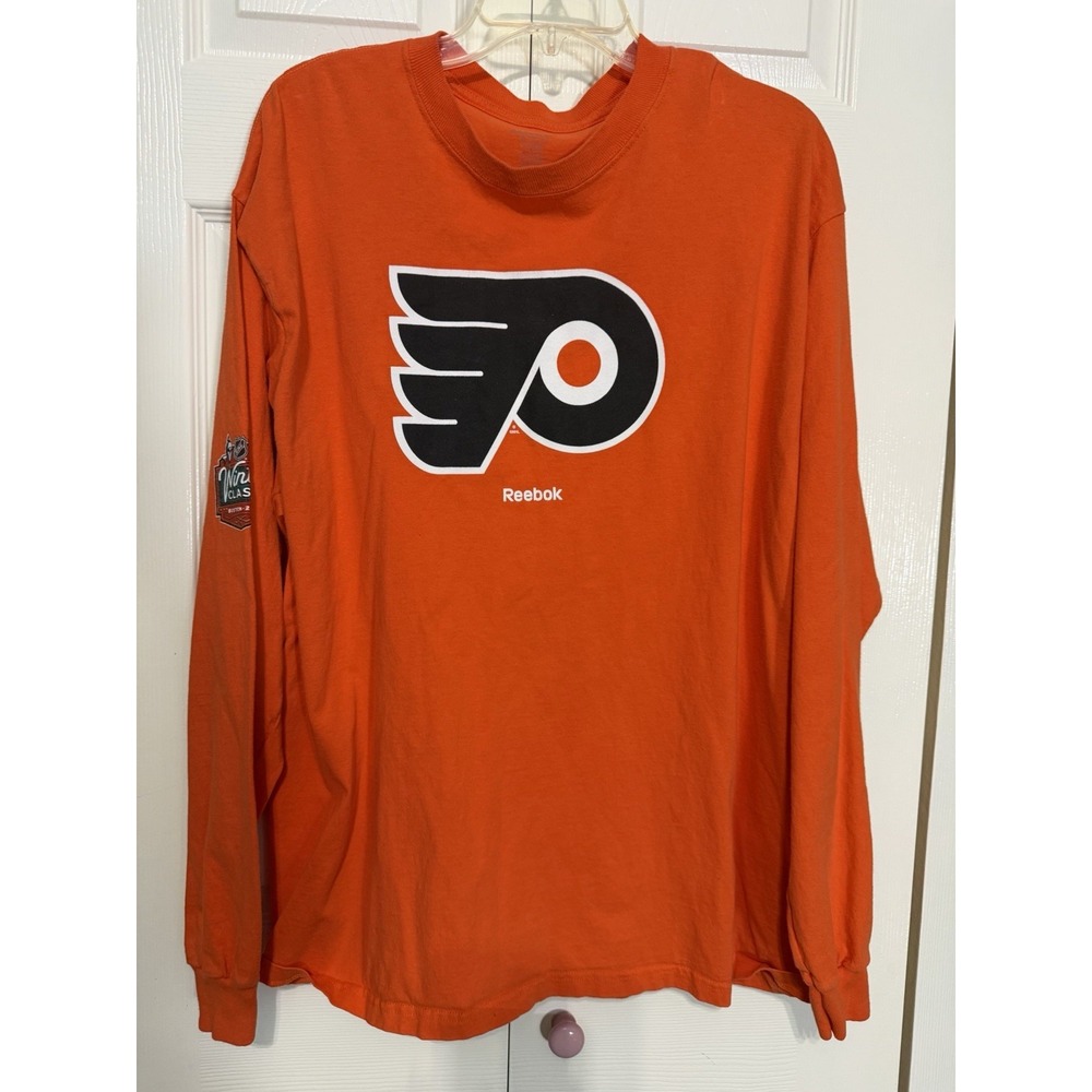 REEBOK Flyers Long Sleeve Tshirt Men's 2010‎ Classic Size XL